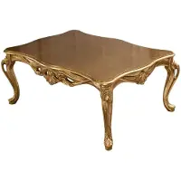 Casa Padrino tavolino barocco oro 115 cm - Mobili da salotto in stile barocco