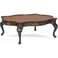 Casa Padrino Tavolino barocco marrone/nero/oro - Mobili barocchi in stile cinese