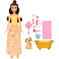 Disney Princess Bambola Bella Con Cucciolo