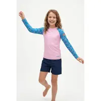 TROLLKIDS Girl's Haukland Shirt Lycra Bambini (92, fuchsia)