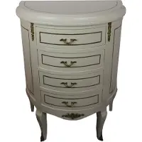 Casa Padrino Cassettone barocco crema/oro larghezza 68 cm - Mobili in stile antico