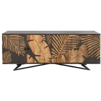 Casa Padrino Credenza di design 175 x 45 x H.75cm Mobile TV - Realizzato a mano in legno di mango massiccio!