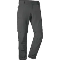 Schöffel Pants Folkstone Zip Off Pantaloni da trekking Uomo (28 - Short, nero)