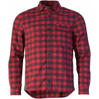 Zimtstern Timbaz Shirt Camicia Uomo (S, rosso)