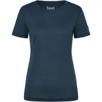 Super.natural Women's Sierra 140 Tee Maglia merino Donna (XL, blu)