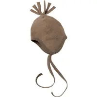 Engel Baby Hat, Wool Fleece Berretto Bambini (86/92, marrone)