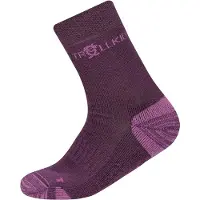 TROLLKIDS Kid's Preikestolen Hiking Socks 2-Pack Calze da trekking Bambini (39-42, lilla)
