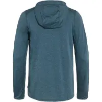 Fjällräven Abisko Sun-Hoodie Maglia funzionale Uomo (XS, blu)