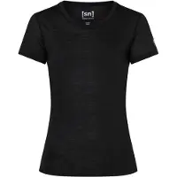 Super.natural Women's Sierra 140 Tee Maglia merino Donna (XL, nero)