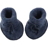 Engel Baby Booties with Ribbon Pantofole Bambini (50/56, blu)
