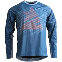 Zimtstern Protechzonez Shirt L/S Maglietta da ciclismo Uomo (S, blu)