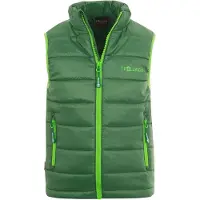 TROLLKIDS Kids Trondheim Vest Gilet sintetico Bambini (116, verde)
