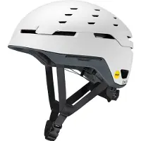 Smith - Casco da sci da scialpinismo - Summit MIPS Matte White / Slate - Taglia 51-55 cm - Bianco
