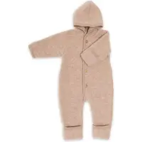 Engel Baby Hooded Overall Tuta outdoor Bambini (50/56, beige)