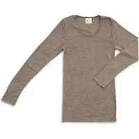 Engel Women's Undershirt L/S Intimo lana merinos Donna (46/48, marrone)