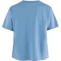 Fjällräven Women's Fjällblomster Logo T-Shirt T-shirt Donna (XL, blu)