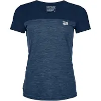 Ortovox Women's 150 Cool Logo T-Shirt Maglia merino Donna (XS, blu)