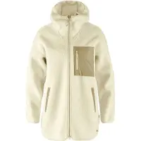 Fjällräven Women's Vardag Pile Fleece Long Giacca in pile Donna (XS, beige)