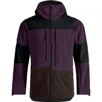 Ortovox - Veste de ski imperméable et coupe-vent - Ravine Free 3L Jacket M Dark Wild Berry per Uomo in Lana Vergine - Taglia L - Bordeaux