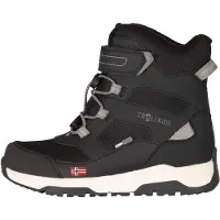 TROLLKIDS Kid's Lofoten Winter Boots Pro Scarpe invernali Bambini (31, nero)