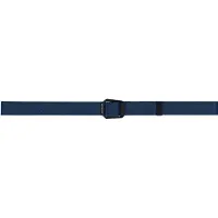 Ortovox Logo Knit Belt Cinture (130 x 3,5 cm, blu)