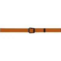 Ortovox Logo Knit Belt Cinture (130 x 3,5 cm, marrone)