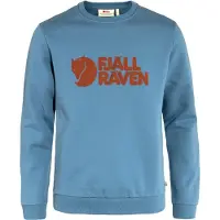 Fjällräven Felpa Girocollo Uomo Logo Sweater Dawn Blue