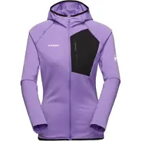 Mammut Women's Aenergy Light Midlayer Hooded Jacket Giacca in pile Donna (S, lilla)