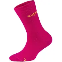 Super.natural Kid's All Day Socks 2-Pack Calze merino Bambini (27-30, fuchsia)
