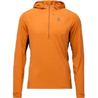 Black Diamond Alpenglow Pro Hoody Maglia a manica lunga Uomo (L, arancione)