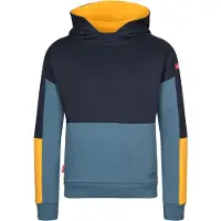 TROLLKIDS Kid's Rondane Sweater Felpa con cappuccio Bambini (128, blu)