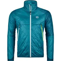 Ortovox Swisswool Piz Vial Jacket Giacca isolante Uomo (S, turchese)