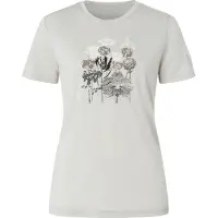 Super.natural Women's Orchid Bio Jersey Tee Maglia merino Donna (XL, bianco/ various)