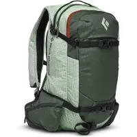 Black Diamond - Zaino da sci versatile - Dawn Patrol 32 Foam Green in Pelle - Taglia S/M - Verde
