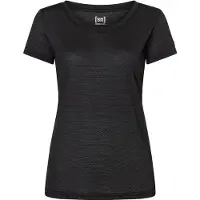 Super.natural Women's Midsummer Air Tee Maglia merino Donna (L, nero)
