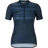 SCOTT Women's Jersey Endurance Lt S/S Maglietta da ciclismo Donna (L, blu)