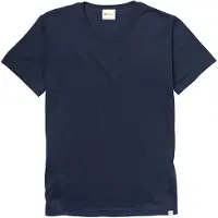 Engel Shirt S/S Maglia merino (L, blu)