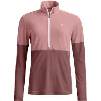 Ortovox Women's 185 Rock'N'Wool Zip Neck Intimo lana merinos Donna (S, fuchsia)
