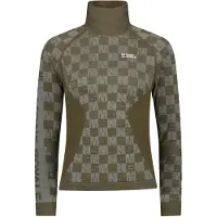 Mons Royale Women's Ascender Merino Seamless Mock Neck L/S Intimo lana merinos Donna (S, olivia)