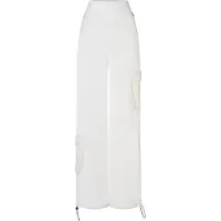 Super.natural Women's Loose Air Cargo Pantaloni da allenamento Donna (S, bianco)