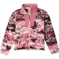 Columbia Kid's Sequoia Grove Printed Full Zip Fleece Giacca in pile Bambini (L, fuchsia)