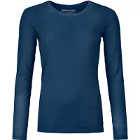 Ortovox Women's 150 Cool Clean L/S Maglia merino Donna (XL, blu)