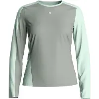 Ortovox Women's 120 Cool Tec Fast Upward L/S Maglia merino Donna (S, verde)