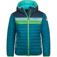 TROLLKIDS Kid's Eikefjord Jacket Giacca sintetica Bambini (164, blu)