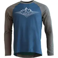 Zimtstern Pureflowz Shirt L/S Maglietta da ciclismo Uomo (L, blu)