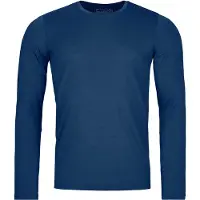 Ortovox 150 Cool Clean L/S Maglia merino Uomo (S, blu)