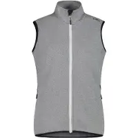 CMP Women's Vest Gilet in pile Donna (34, grigio)