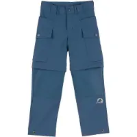 Finkid Kid's Orava Zip Pantaloni zip off Bambini (120/130, blu)