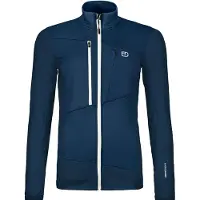 Ortovox Women's Fleece Grid Jacket Giacca in pile Donna (S, blu)
