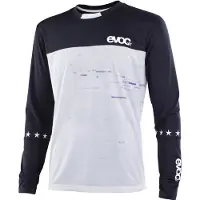 Evoc Long Sleeve Jersey 701829 Maglietta da ciclismo Uomo (M, bianco/nero)